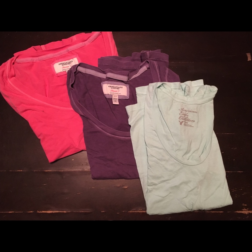 Lot of American Eagle Tees